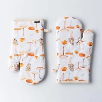 Harman Gourmet 'Mushrooms' Cotton Oven Mitt - Set of 2