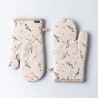 Harman Gourmet 'Birds' Cotton Oven Mitt - Set of 2