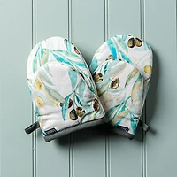 Harman Gourmet 'Olive' Cotton Mini Oven Mitt - Set/2