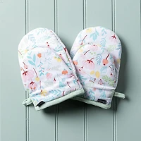 Harman Gourmet 'Floral Blossom' Cotton Mini Oven Mitt - Set/2