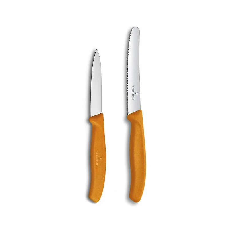 Victorinox Swiss Classic Paring-Utility Knife Combo Set of 2 (Orange)