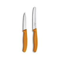 Victorinox Swiss Classic Paring-Utility Knife Combo Set of 2 (Orange)