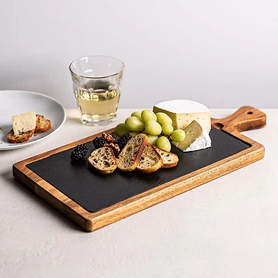 Keittiö Essentials Rectangular Serving Board (Black/Wood)