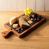 Keittiö Essentials Rectangular Serving Board (Black/Wood)