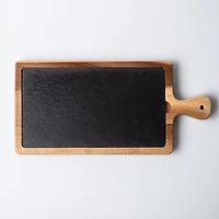 Keittiö Essentials Rectangular Serving Board (Black/Wood)