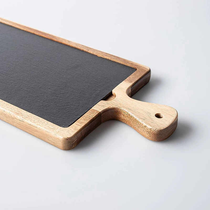 Keittiö Essentials Rectangular Serving Board (Black/Wood)