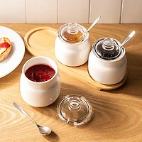 Keittiö Essentials Serving Set with Bamboo Tray - Set of 7 (250mL)