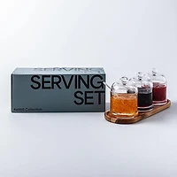 Keittiö Essentials Serving Jars with Spoons & Tray - Set of 7 (260mL)