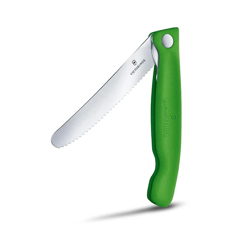 Victorinox Foldable Serrated Utility Knife (Green)