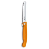 Victorinox Foldable Serrated Utility Knife (Orange)