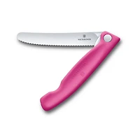Victorinox Foldable Serrated Utility Knife (Pink)