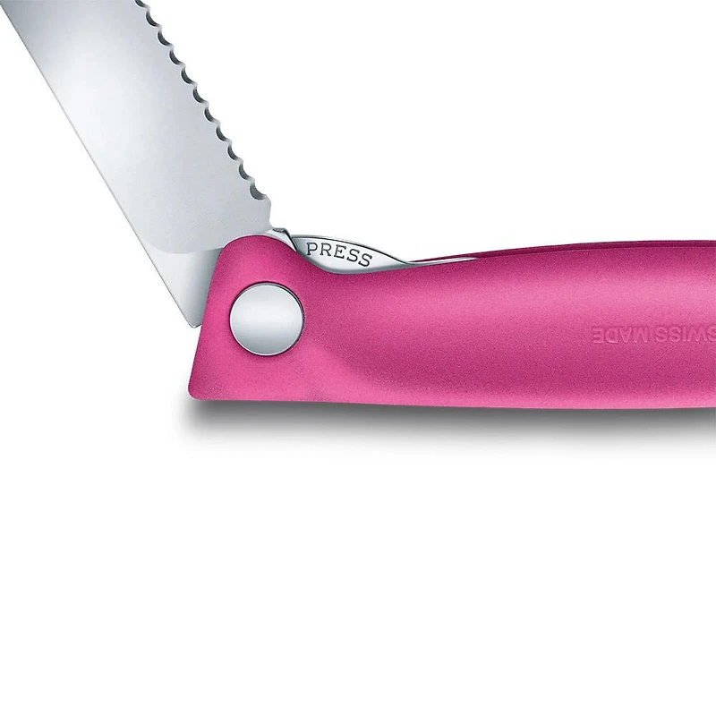 Victorinox Foldable Serrated Utility Knife (Pink)
