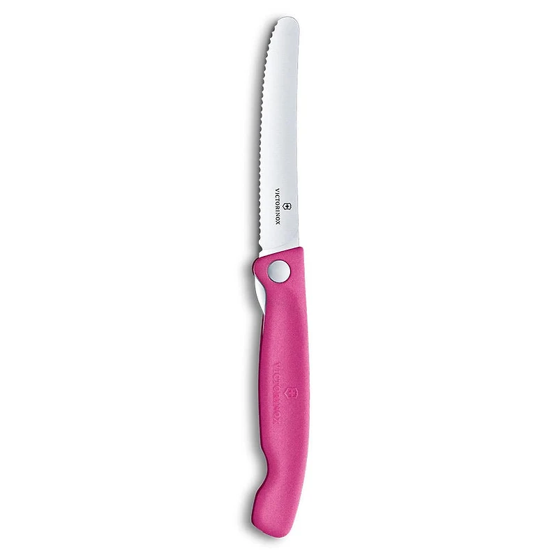 Victorinox Foldable Serrated Utility Knife (Pink)