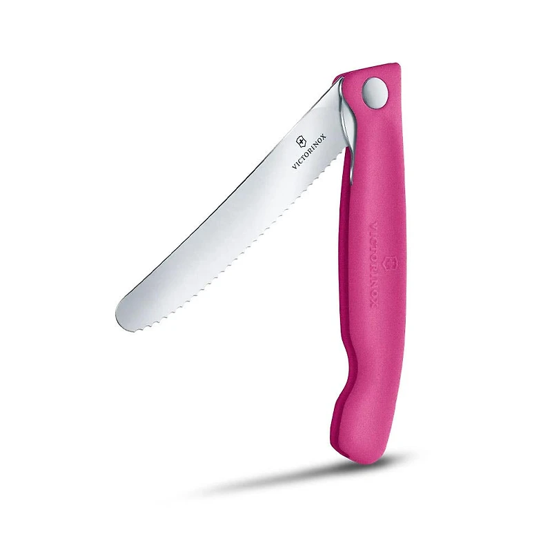 Victorinox Foldable Serrated Utility Knife (Pink)