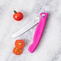 Victorinox Foldable Serrated Utility Knife (Pink)