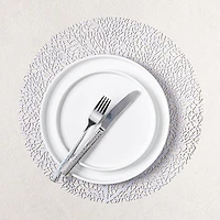 KSP Gather & Dine Tree Cut-Out Vinyl Placemat (Silver)
