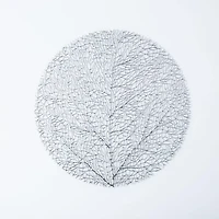 KSP Gather & Dine Tree Cut-Out Vinyl Placemat (Silver)