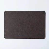 KSP Gather & Dine Supreme Leather Pvc Placemat (Dark Brown)
