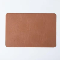 KSP Gather & Dine Supreme Leather Pvc Placemat (Coffee Brown)