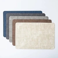 KSP Gather & Dine Luxe Leather Pvc Placemat (Cream)