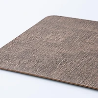 KSP Gather & Dine Luxe Leather Pvc Placemat (Coffee Brown)