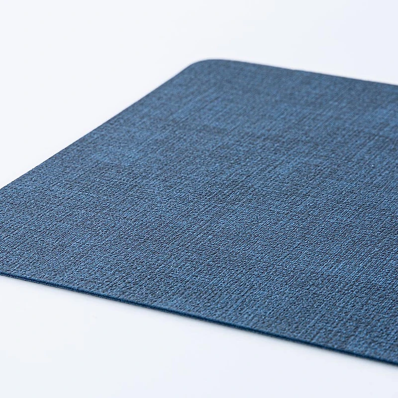 KSP Gather & Dine Luxe Leather Pvc Placemat (Navy Blue)