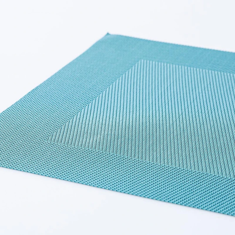 KSP Gather & Dine Bordered Vinyl Placemat (Sky Blue)