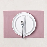 KSP Gather & Dine Bordered Vinyl Placemat (Soft Pink)