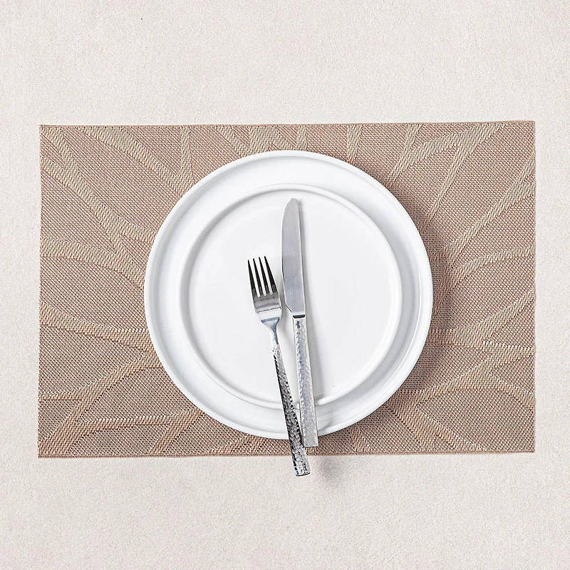 KSP Gather & Dine Bloom Vinyl Placemat (Champagne)