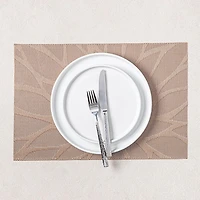 KSP Gather & Dine Bloom Vinyl Placemat (Champagne)