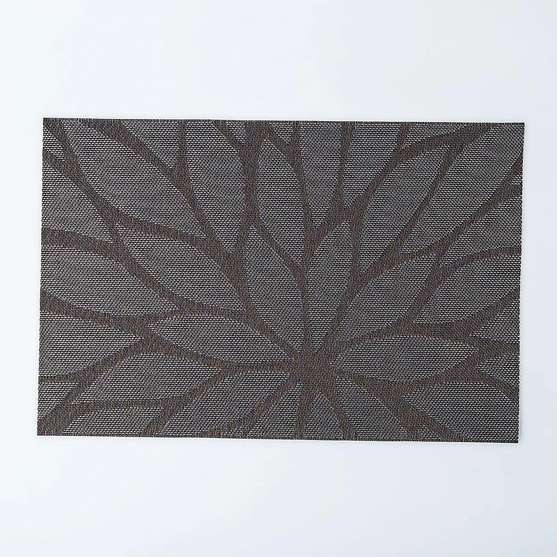 KSP Gather & Dine Bloom Vinyl Placemat (Black)