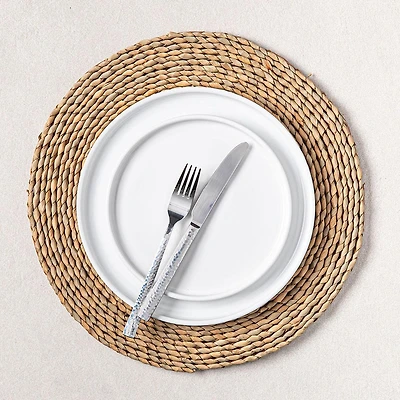 KSP Gather & Dine Weave Rush Straw Placemat (Natural)