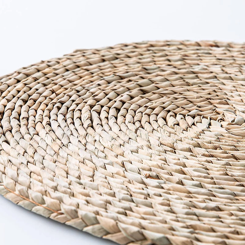 KSP Gather & Dine Weave Rush Straw Placemat (Natural)