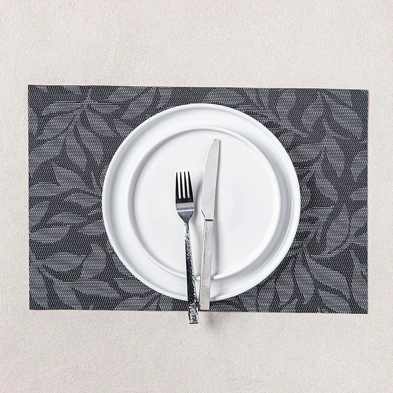 KSP Gather & Dine Vine Vinyl Placemat (Black)