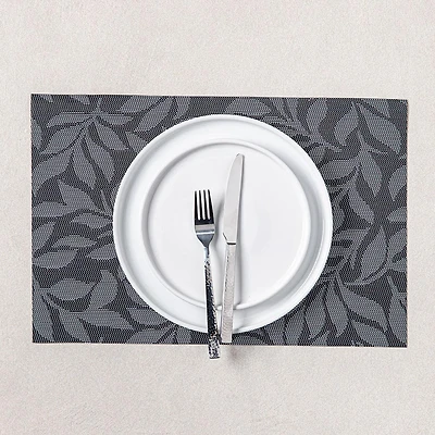 KSP Gather & Dine Vine Vinyl Placemat (Black)