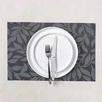 KSP Gather & Dine Vine Vinyl Placemat (Black)