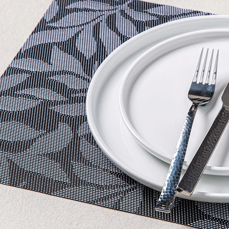 KSP Gather & Dine Vine Vinyl Placemat (Black)