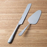 Natural Living Cake Server - Set of 2 (Stainless Steel)