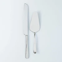 Natural Living Cake Server - Set of 2 (Stainless Steel)