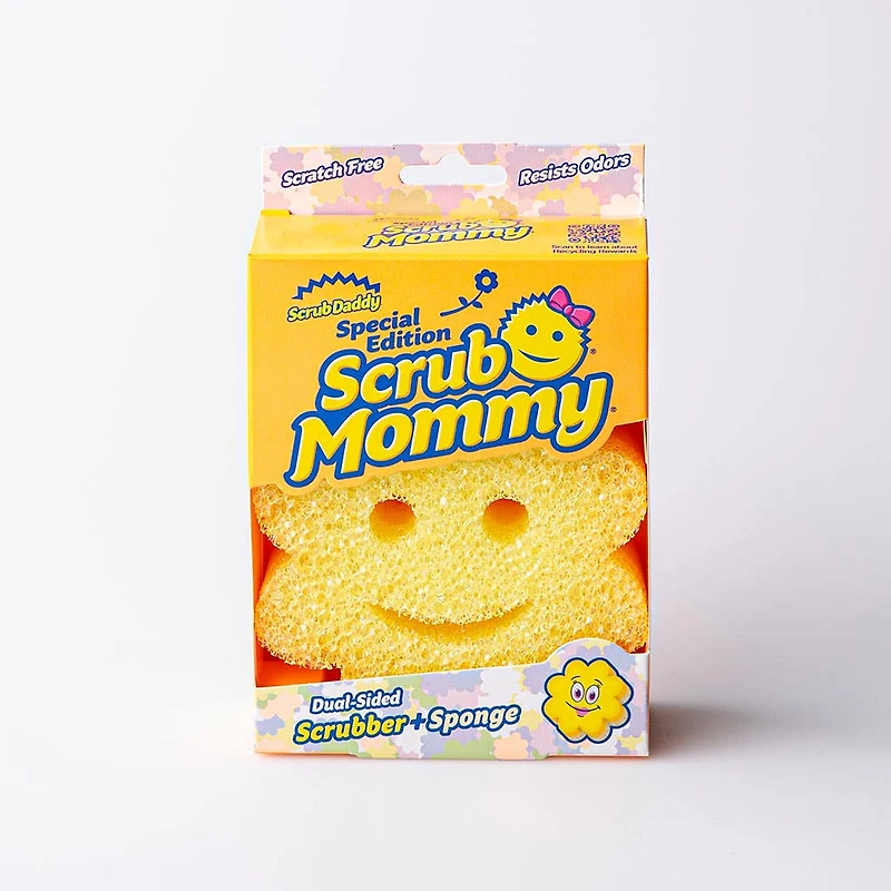 Scrub Daddy Scrub Mommy Power Flower Dual-Sided Sponge (yellow)