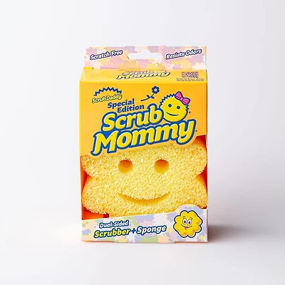 Scrub Daddy Scrub Mommy Power Flower Dual-Sided Sponge (yellow)