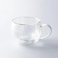 KSP Soleil Double Wall Glass Mugs - Set/2 270ml (Clear)