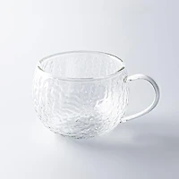 KSP Ripple Double Wall Glass Mugs - Set/2 270ml (Clear)