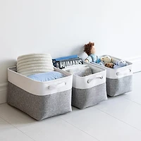 KSP Clara Cloth Tote - Set of 3 (Grey)