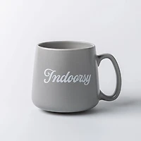 KSP Hug 'Indoorsy' Porcelain Mug 20oz./580ml (Grey)