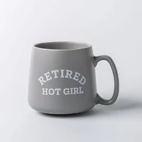 KSP Hug 'Retired Hot Girl' Porcelain Mug 20oz./580ml (Grey)