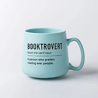 KSP Hug 'Booktrovert' Porcelain Mug 20oz./580ml (Teal)