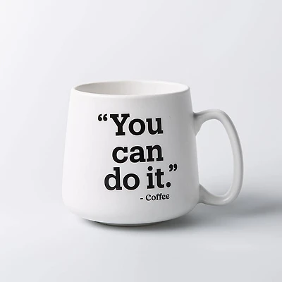 KSP Hug 'You Can Do It' Porcelain Mug 20oz./580ml (White)