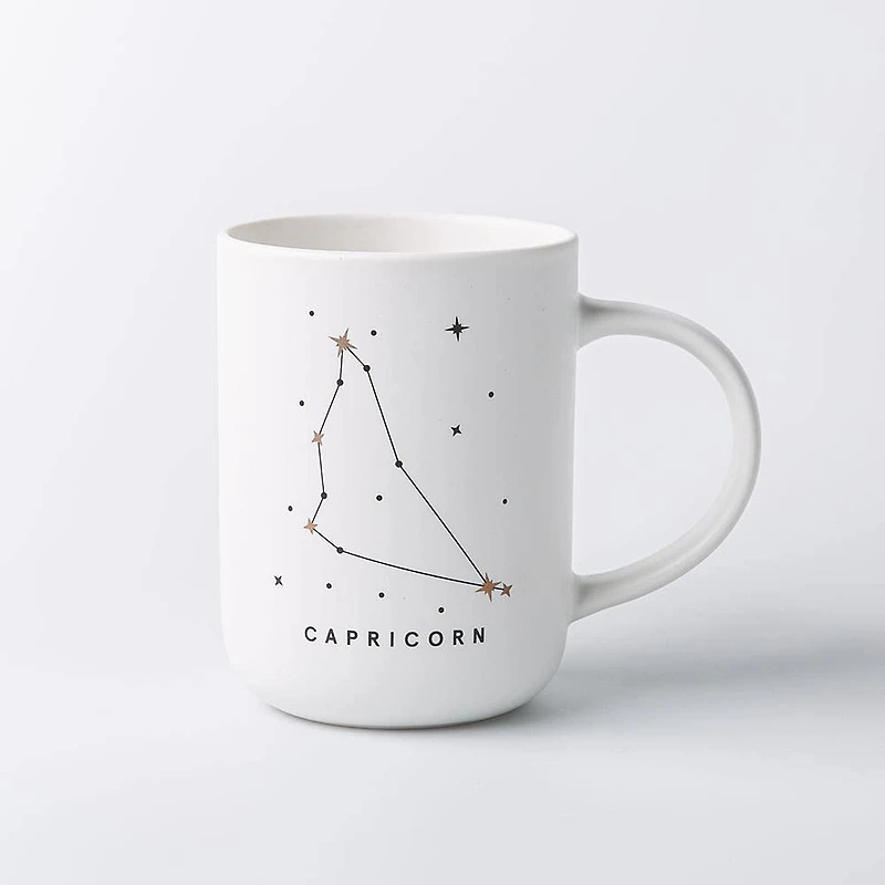 KSP Zodiac 'Capricorn' Porcelain Mug 16oz. (White)