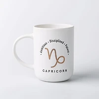 KSP Zodiac 'Capricorn' Porcelain Mug 16oz. (White)
